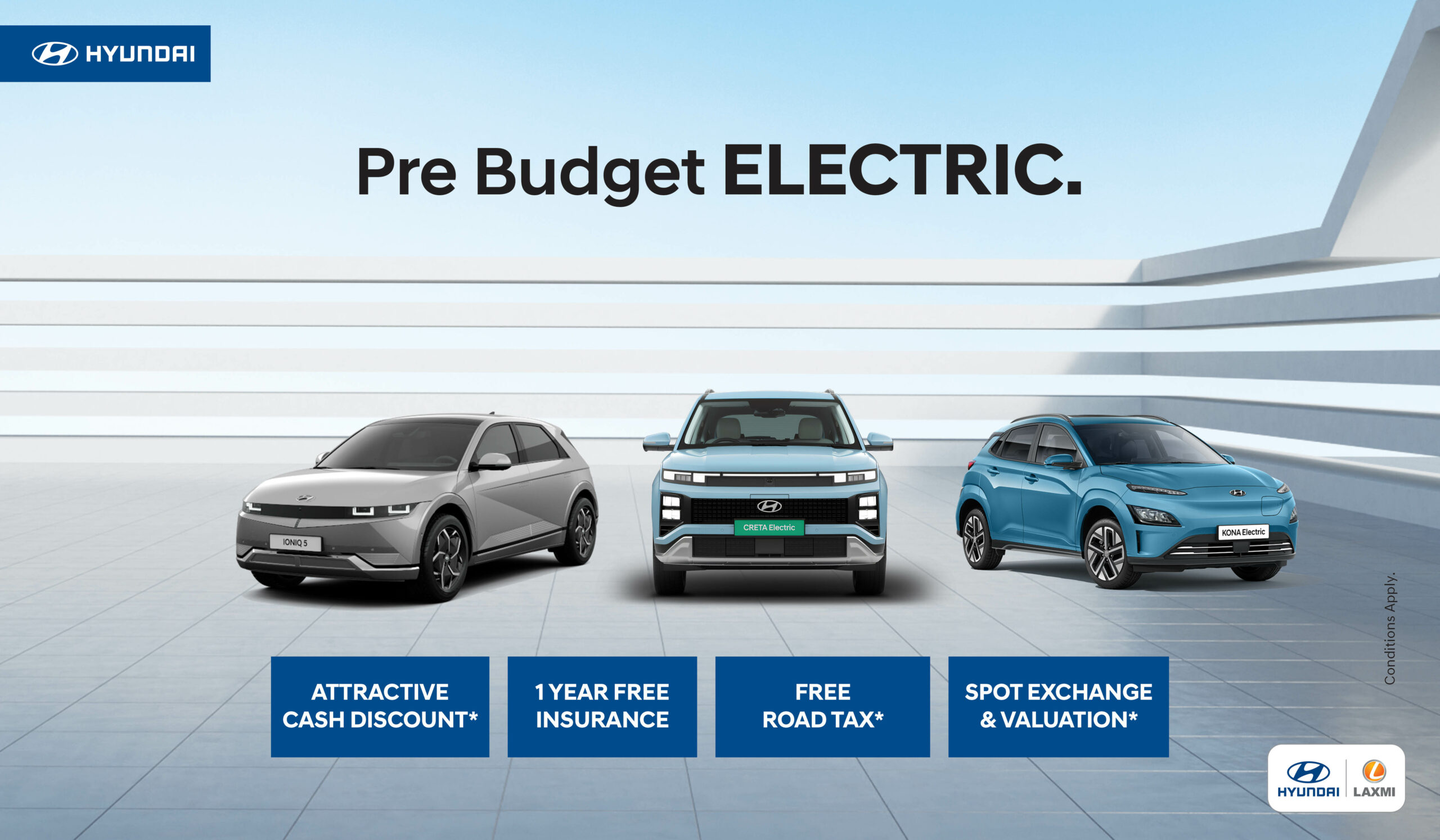 Pre-budget offer on Hyundai EVs