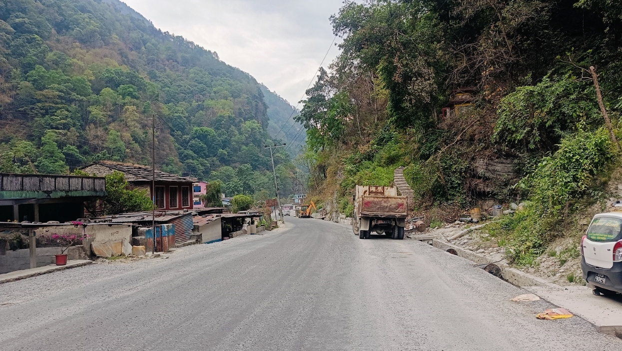 Kaligandaki corridor: 14-km of Rahughat-Tatopani blacktopped