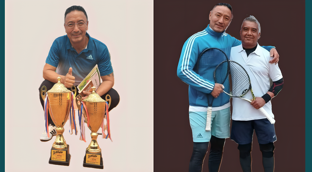 Bimal Waiba clinches dual ittles in 55+ veteran category at CoAS Tennis 2025