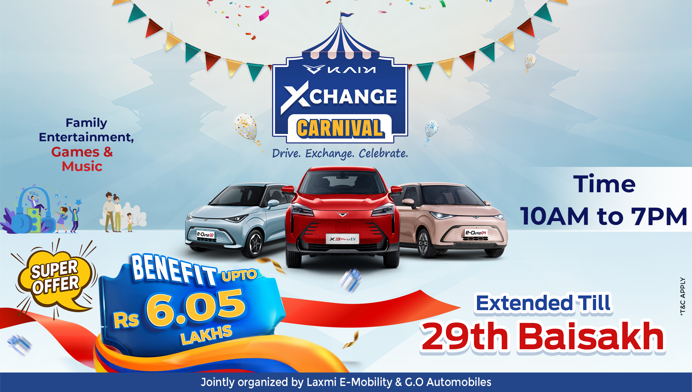 Kaiyi XChange Carnival extended till May 12