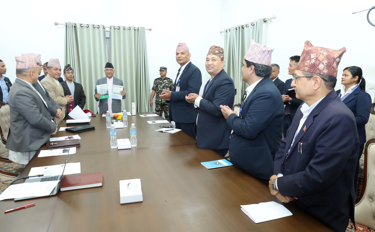 NVC submits annual report to PM Oli