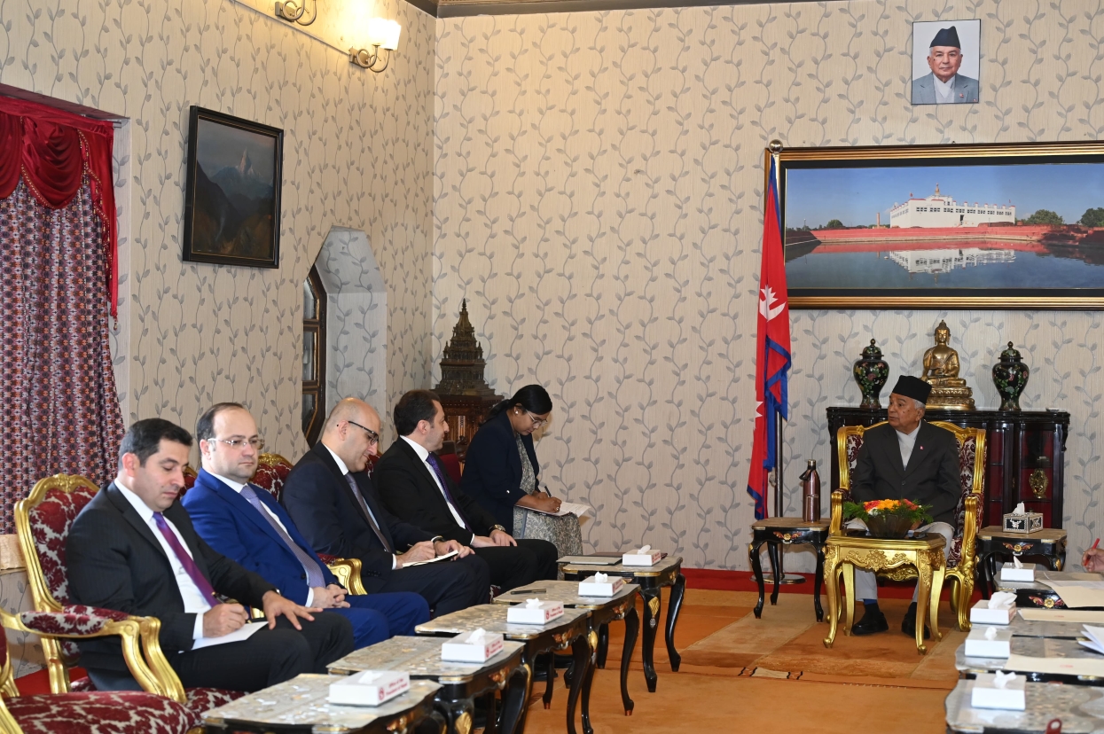Azerbaijan’s Deputy Foreign Minister pays courtesy call on President Paudel