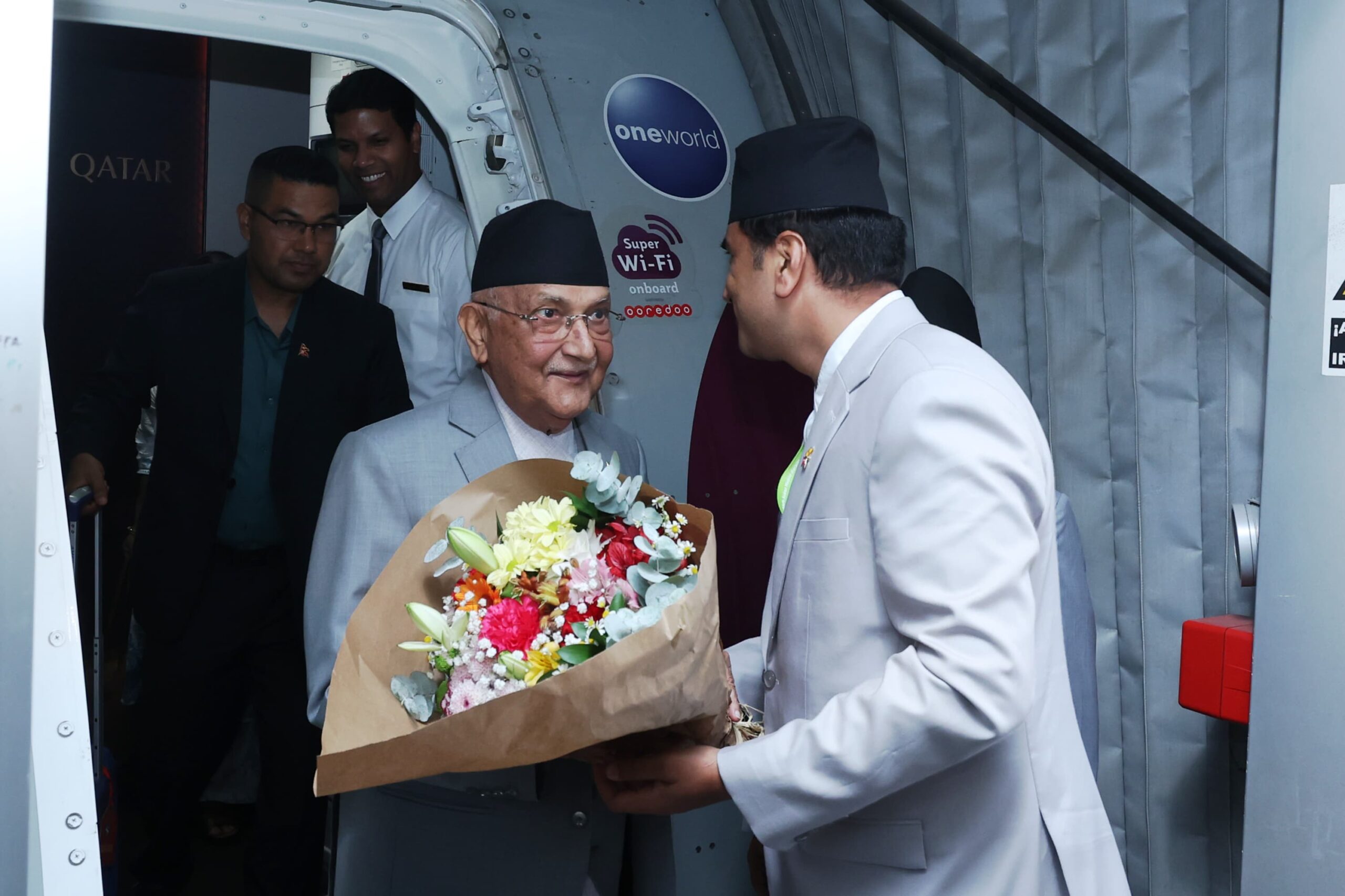 PM Oli reaches in Spain for UN Development Finance Summit