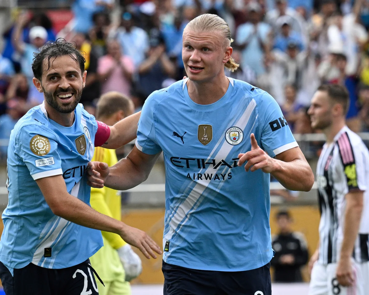 Haaland hits 300 as Man City thrash Juventus 5-2