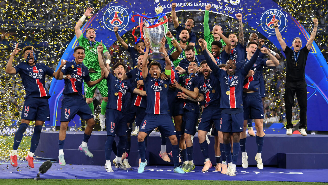 PSG win first Champions League title with 5-0 rout of inter
