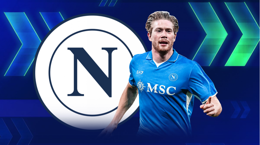 Kevin De Bruyne joins Napoli after leaving Manchester City