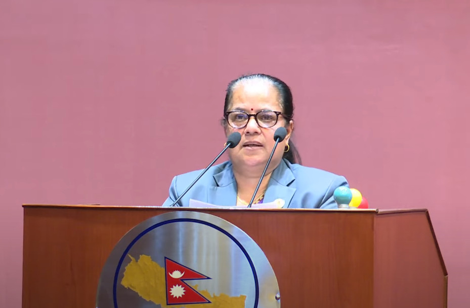 Tulsakumari Dahal urges population-based budget allocation in NA