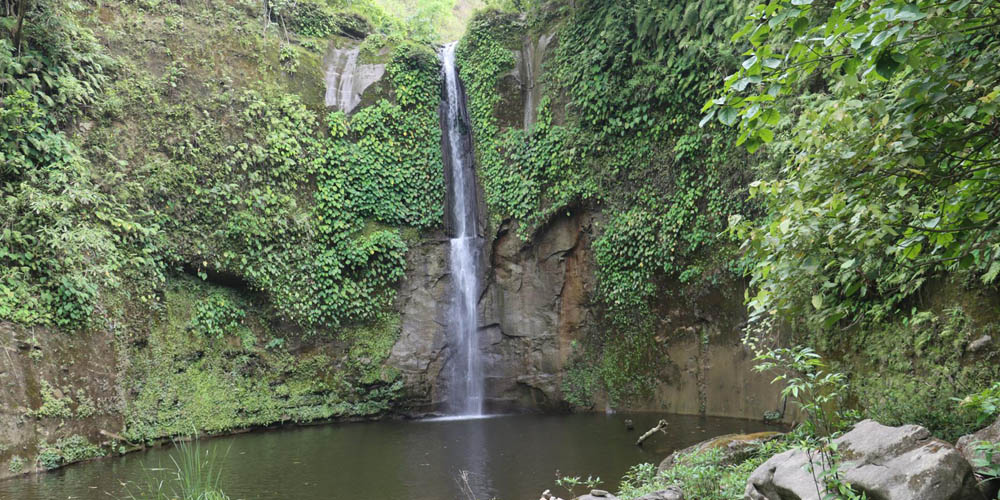 Dhanalaxmi Waterfall in Madi awaiting tourists