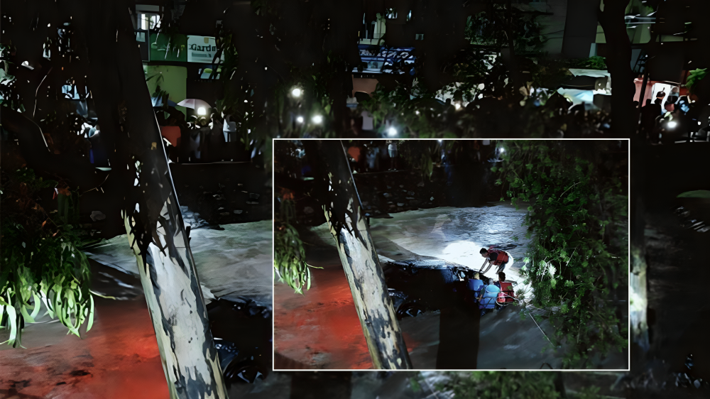 Driver escapes, woman rescued from river 1.5 km downstream