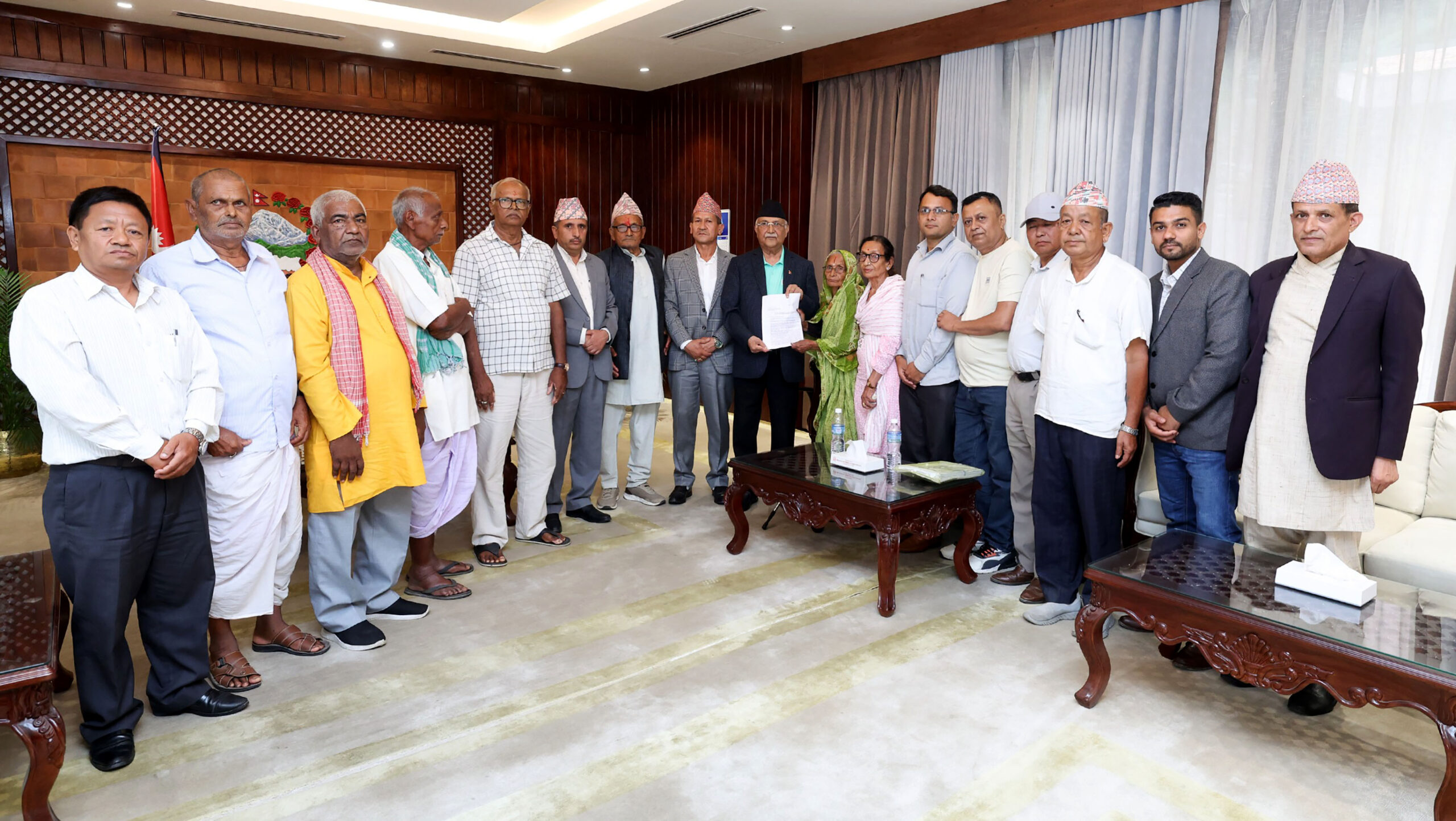 Displaced Koshi Tappu families seek land swap, urge PM for action