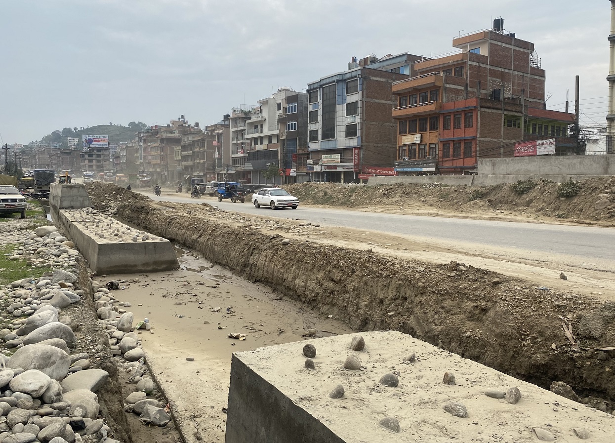 Araniko Highway road expansion to resume post-monsoon