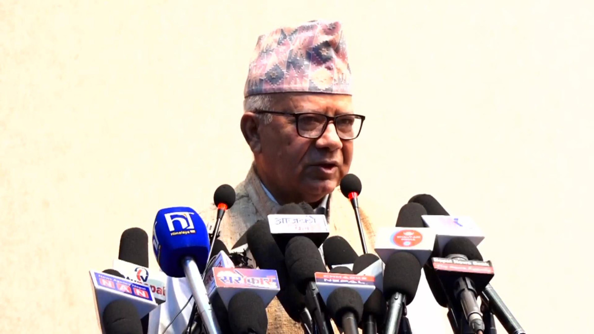 Madhav’s jibe at Oli: Denied entry fearing threat to his leadership