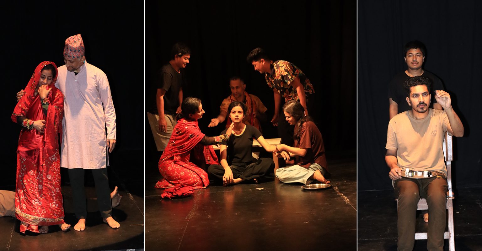 Play ‘Jaba Phul Le Aakar Lincha’ running at Kalikasthan’s Sarbanam Theatre (photos)