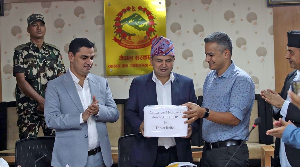 Cancer medicines worth millions handed over to health ministry