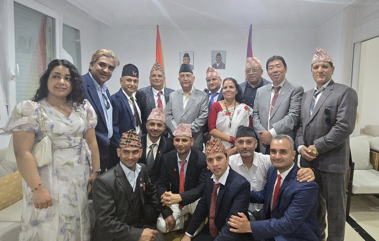PM interacts with officials of Overseas Nepali Forum-Spain
