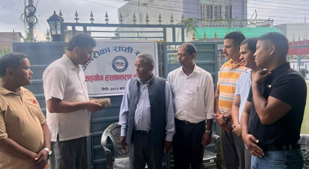 Nepali Community in America extends support to family of deceased youth from Dang