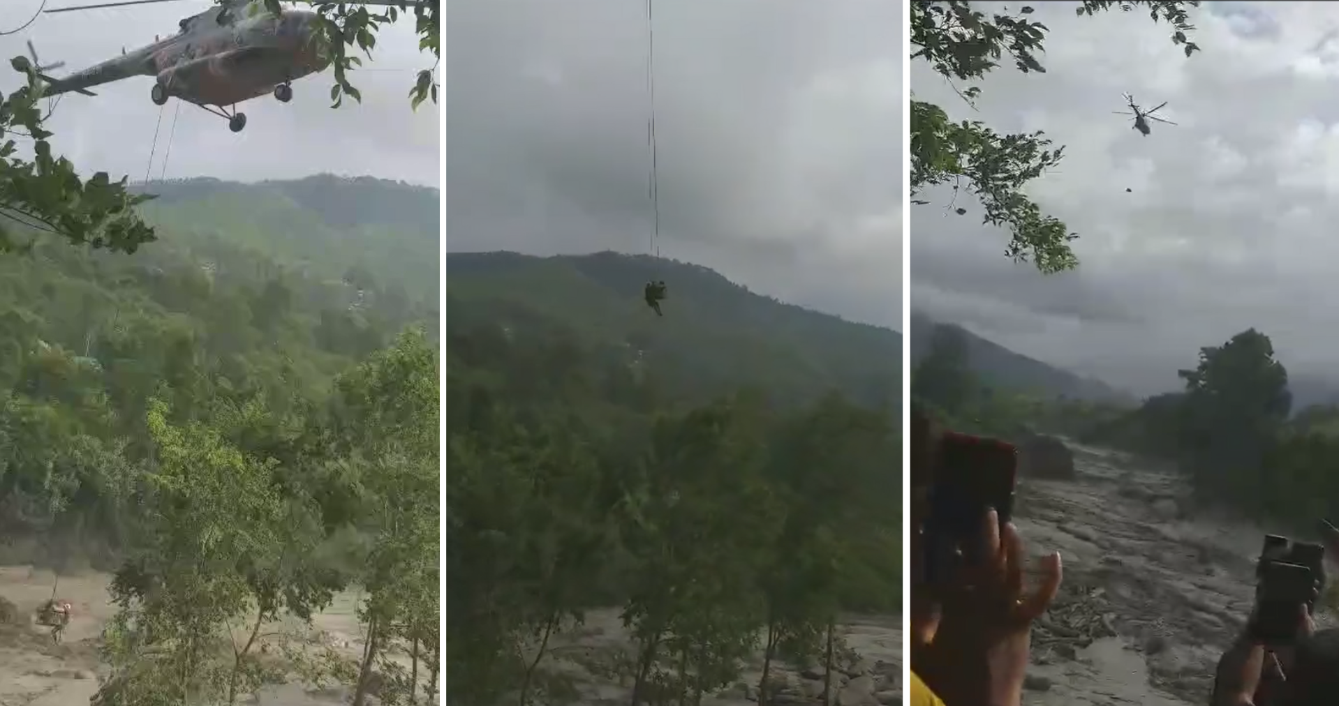 Elderly couple rescued after 30 hours on tree amid trishuli flood