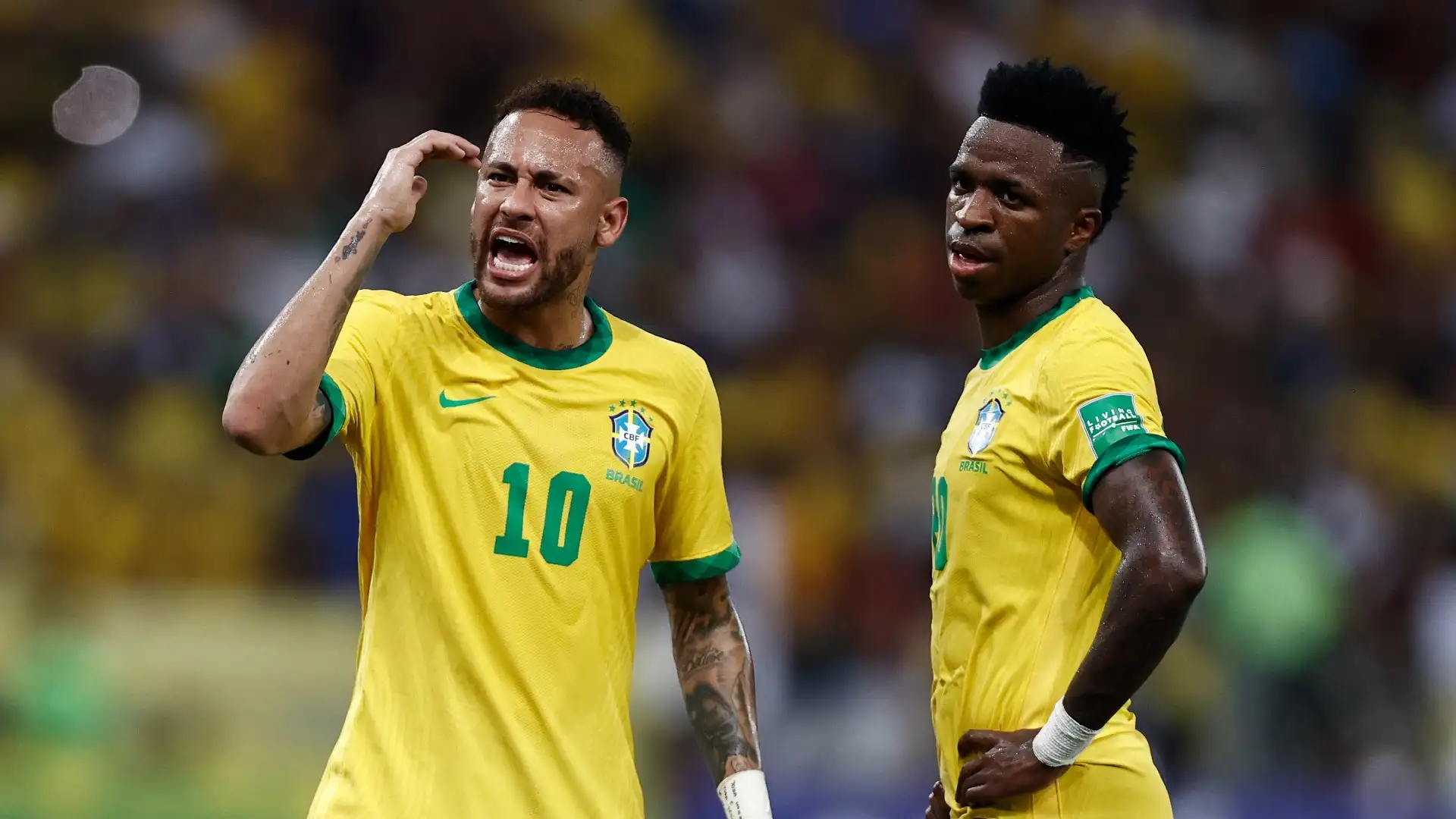 Neymar & Vinicius Jr. omitted from Brazil squad for final World Cup qualifiers
