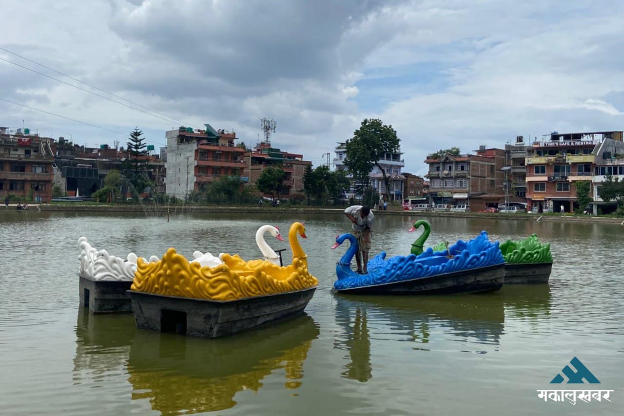 Bhaktapur’s Kamalpokhari ‘Nauka Bihar’ awaits tourists (photos)