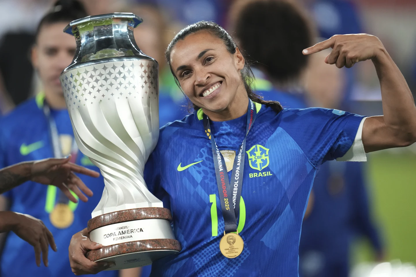 Marta Shines as Brazil win record 9th Copa America Femenina title