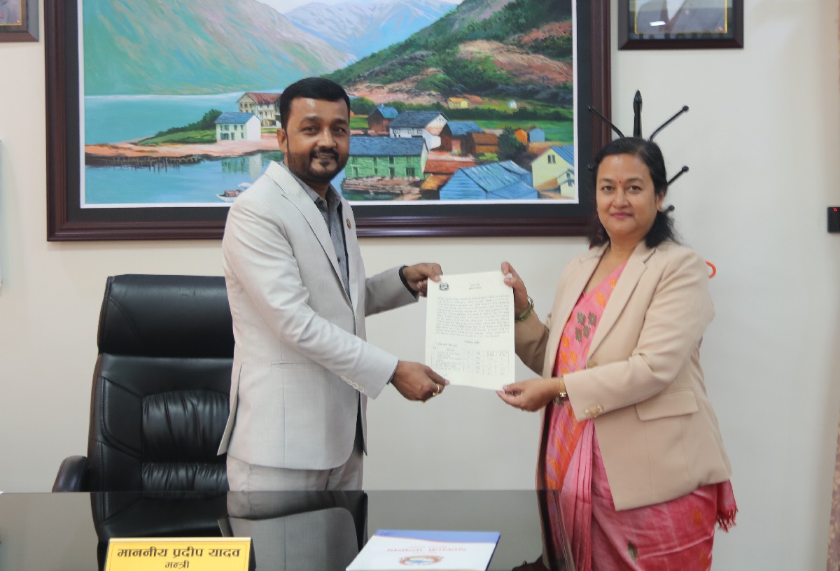 Water Minister, ecretary sign FY 2082/83 performance deal