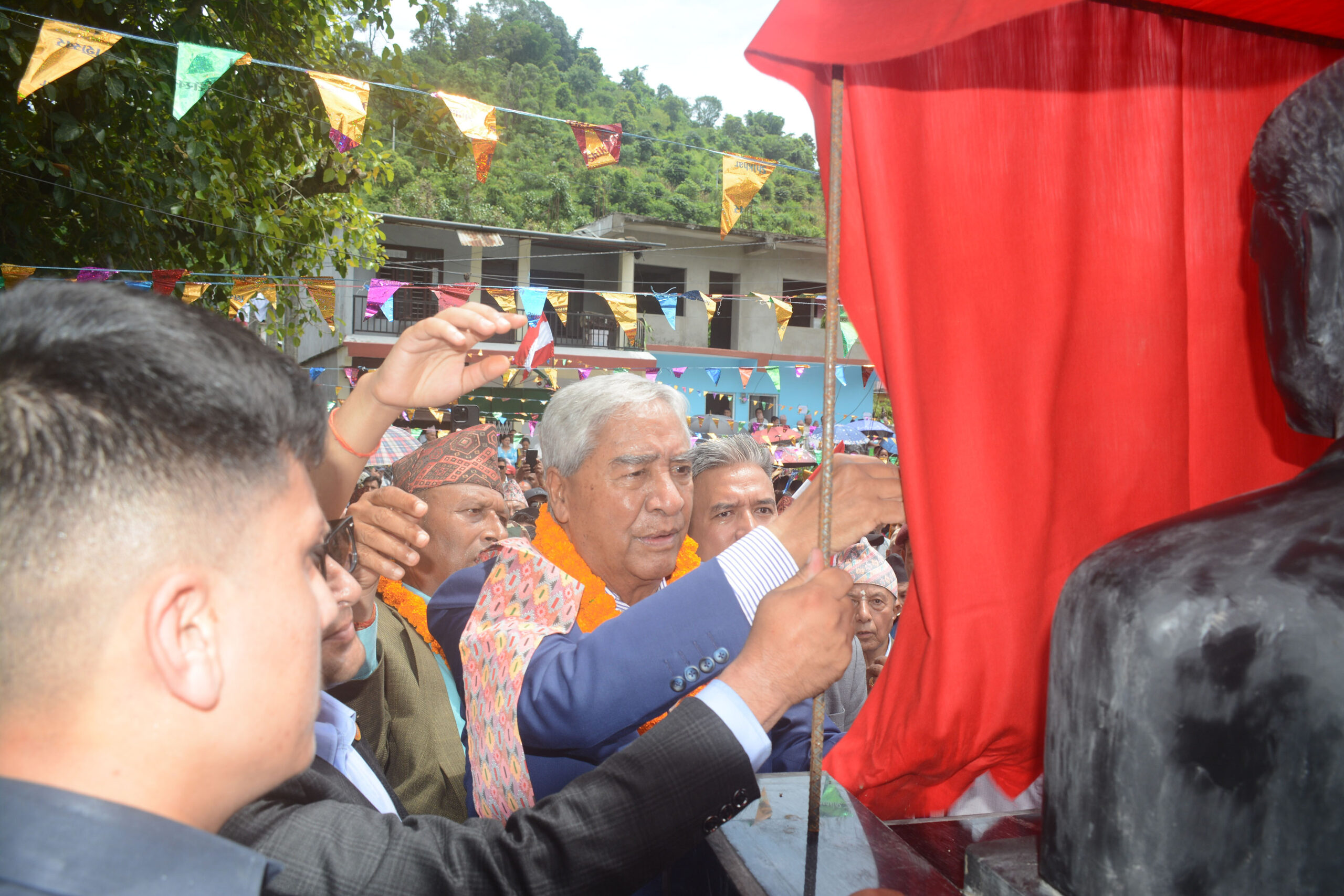 NC President unveils statue of martyr Khanal