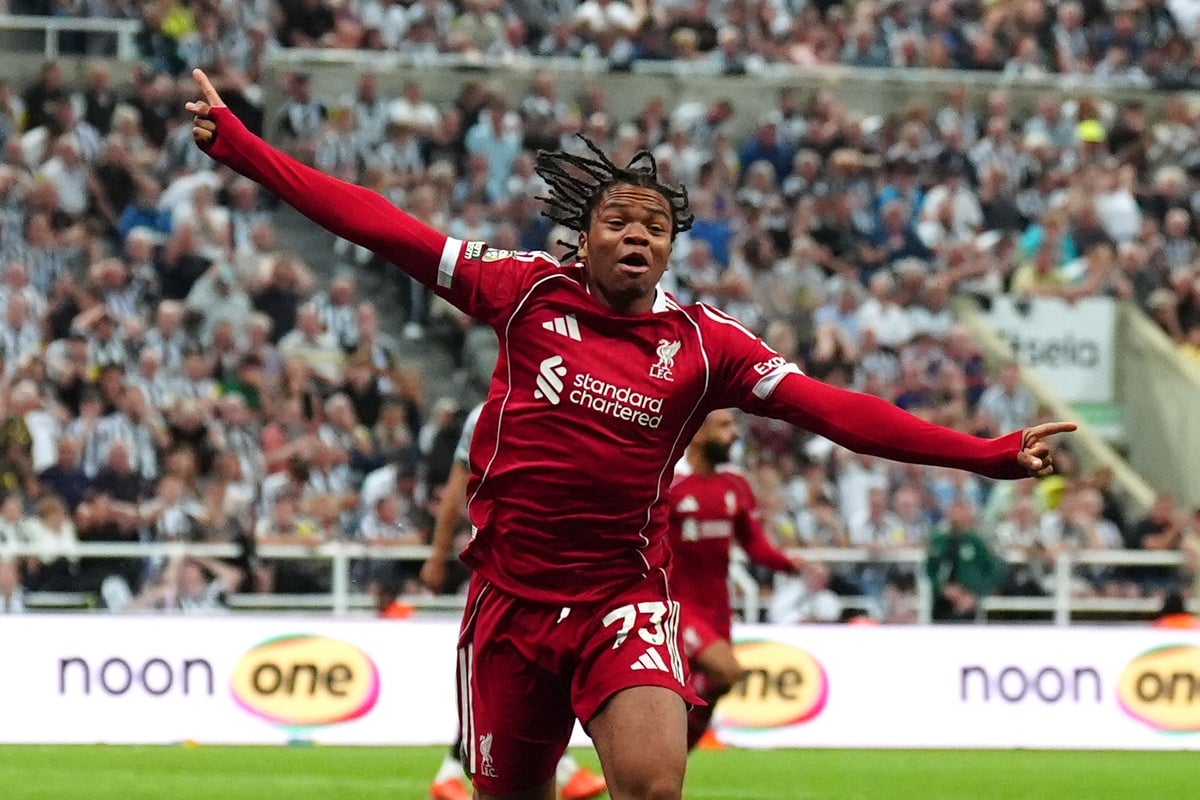 Liverpool edge Newcastle 3-2 as 16-year-old Ngumoha makes history