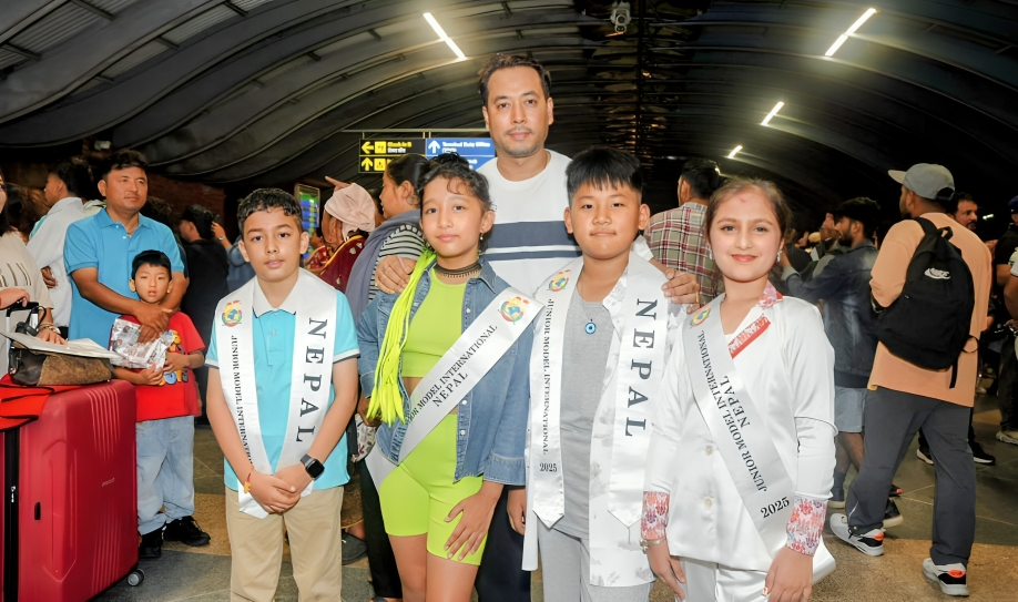 Four young Nepalis head to Vietnam for Junior Model Int’l 2025