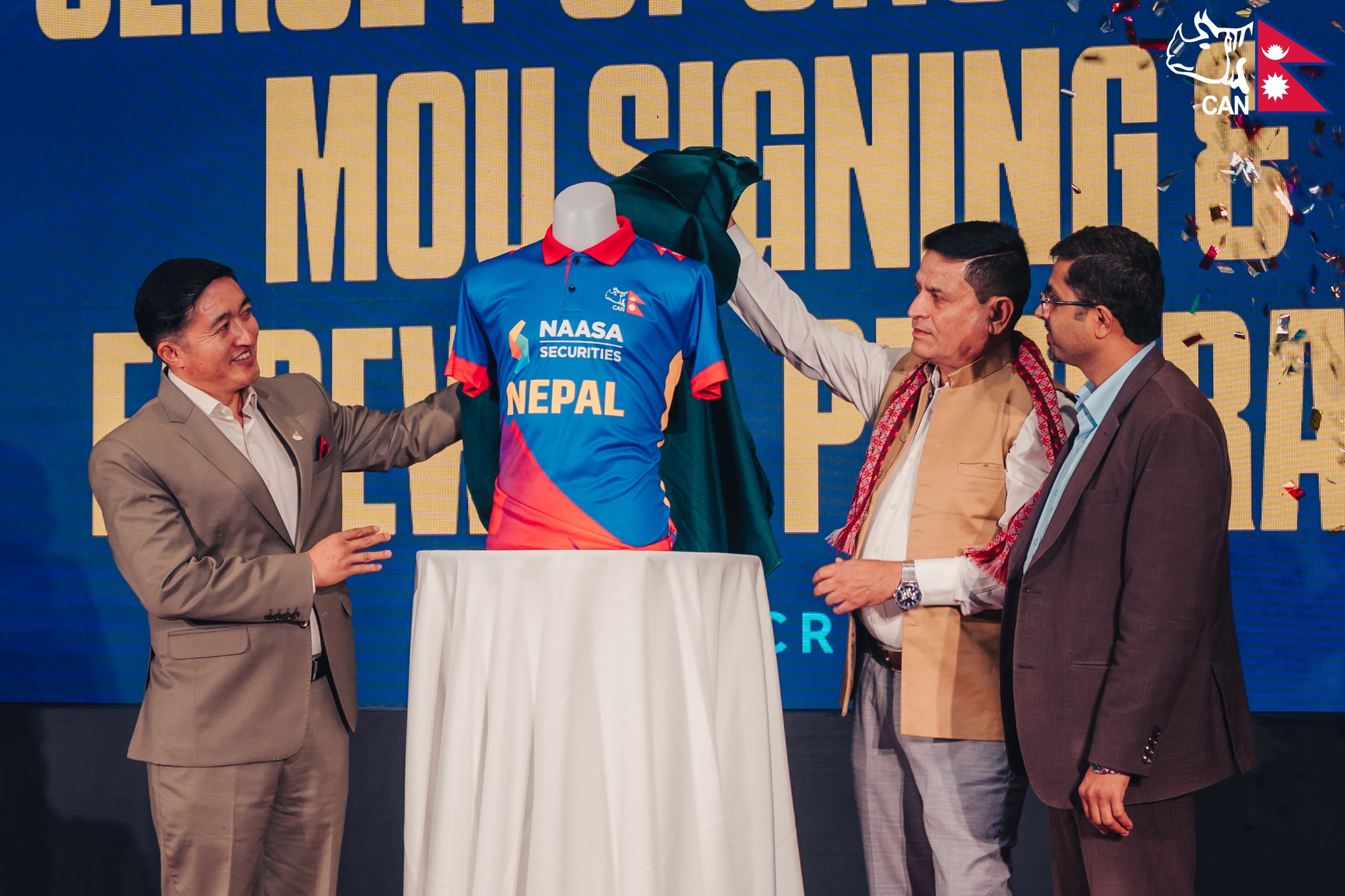 NAASA Securities named official jersey sponsor of Nepal Cricket Team