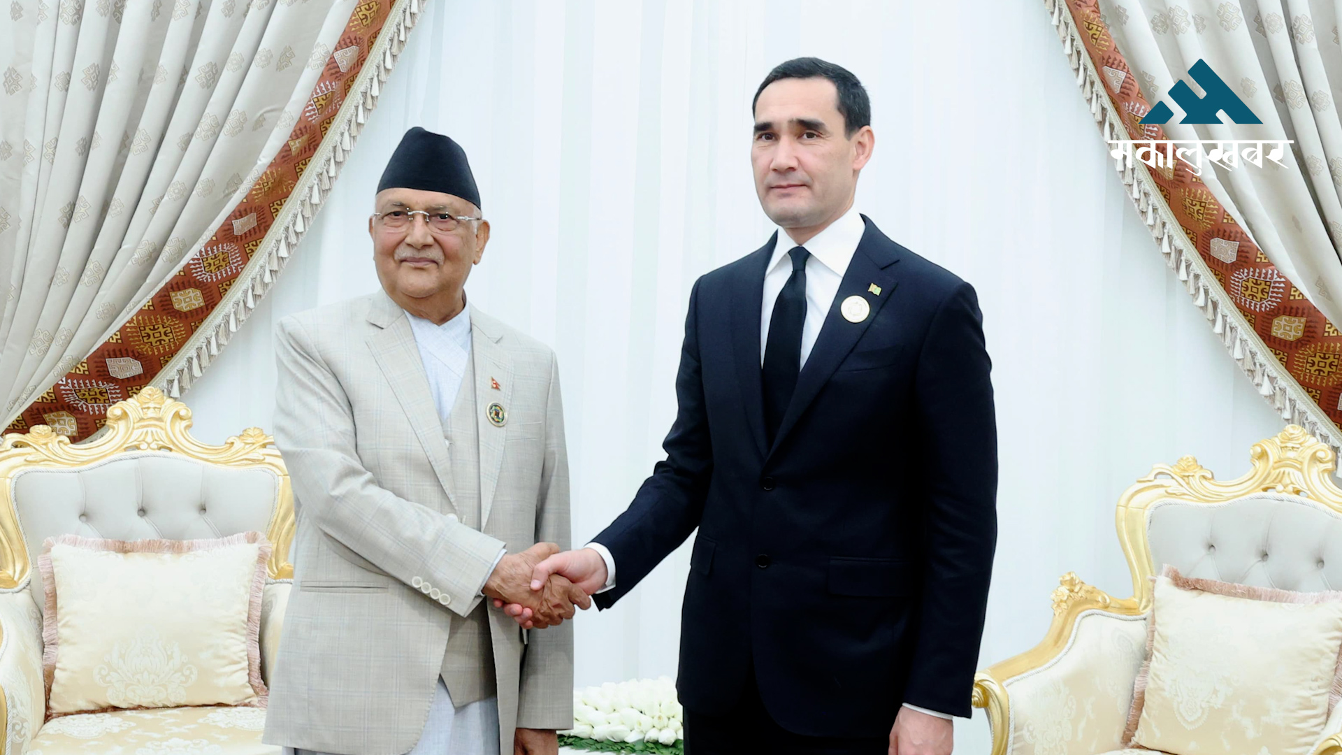 PM Oli invites Turkmenistan President to visit Nepal