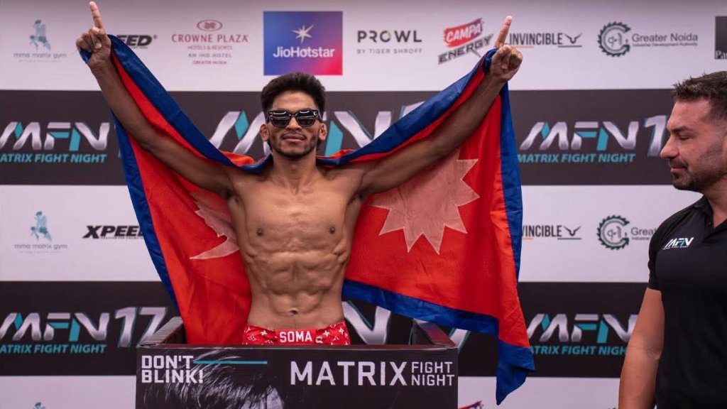 Rabindra Dhant makes history as first Nepali fighter to win MFN title