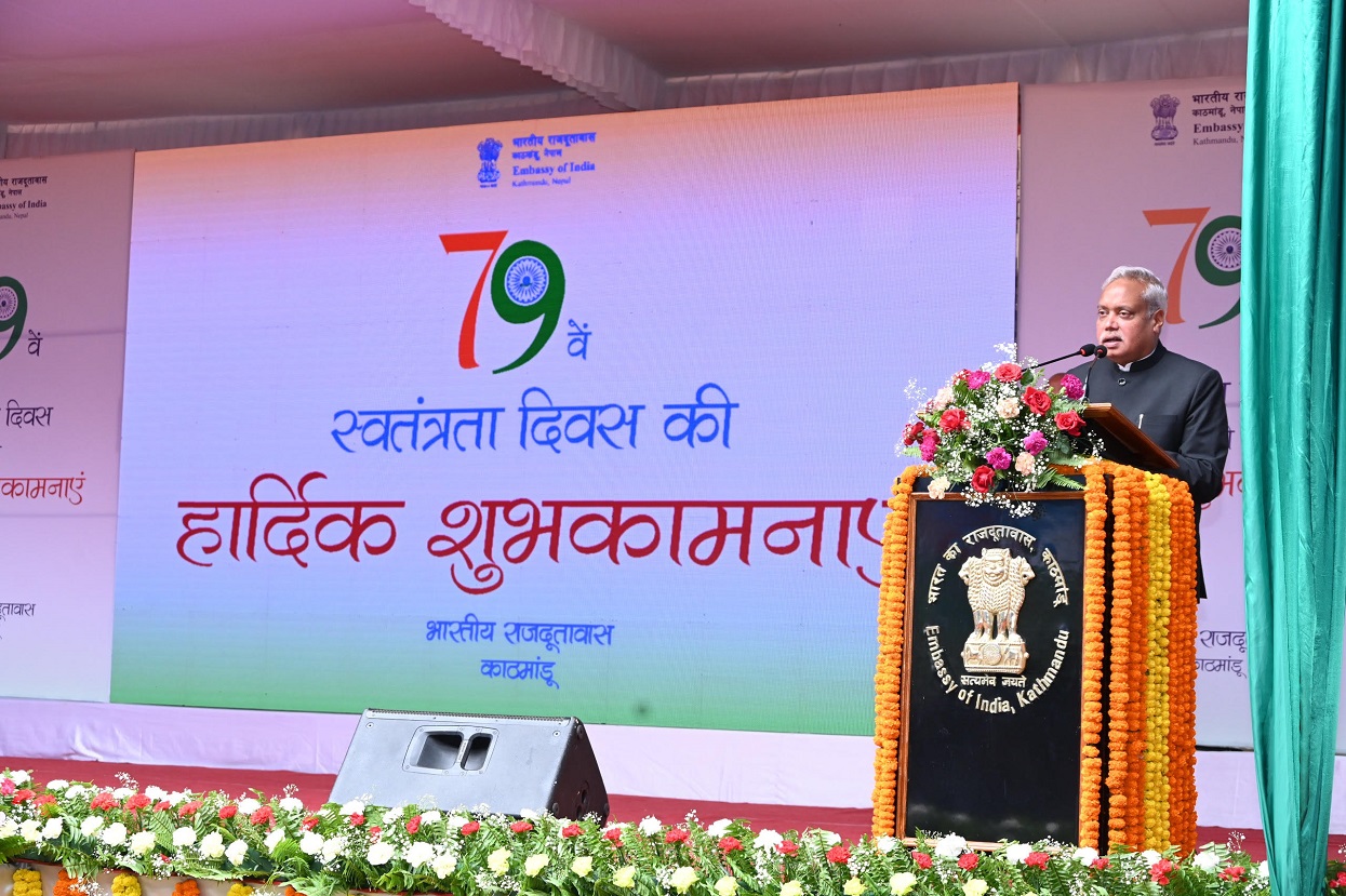 Independence Day celebrated at Indian Embassy