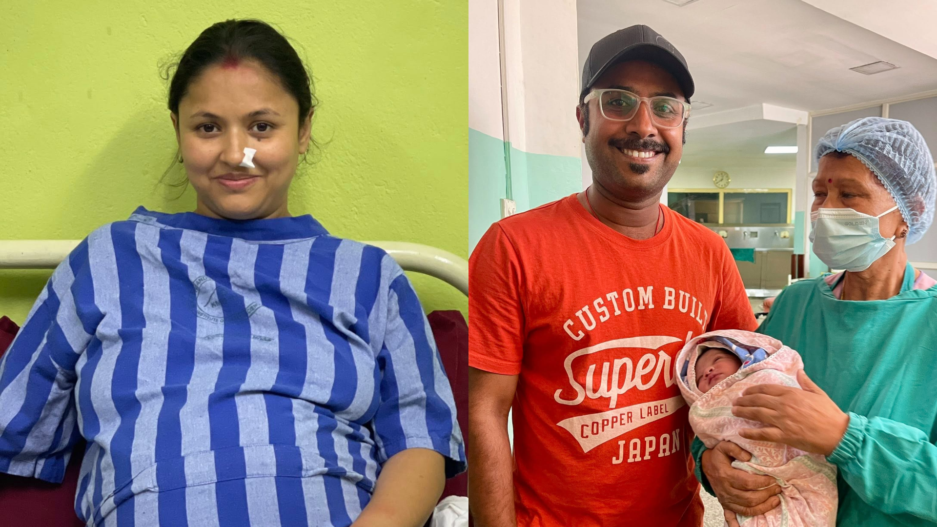 Actor Bijay Baral welcomes baby daughter