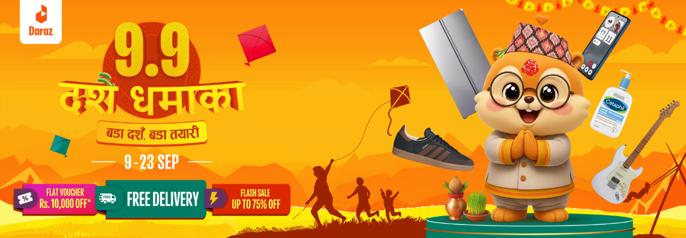 Daraz Nepal launches 9.9 Dashain Dhamaka Bada Dashain, Bada Taiyari!