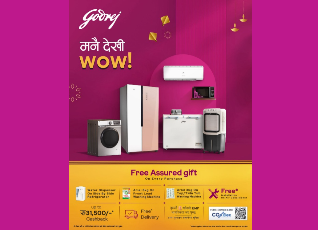 Godrej Appliances launches ‘Manai Dekhi Wow!’ festive offer