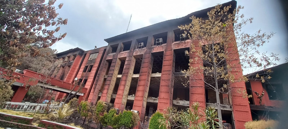 Damaged health ministry seeks temporary workspace