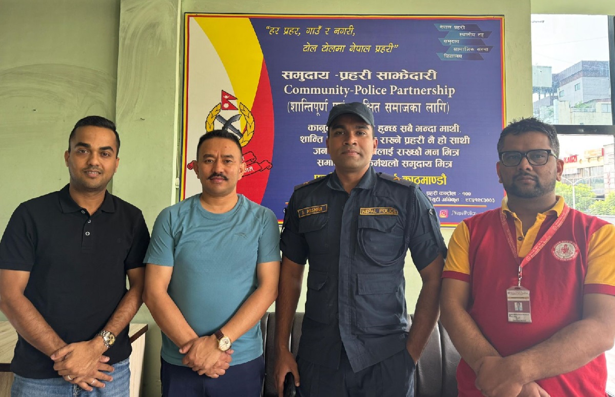 Mahalaxmi Bikas Bank supports reconstruction of damaged police office