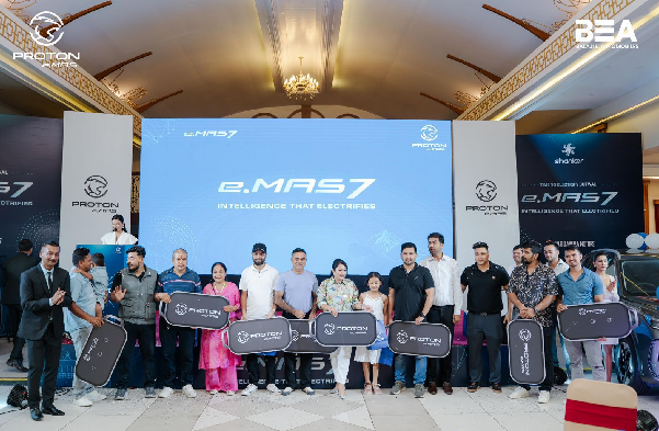 Proton Nepal delivers 10 e.MAS7 SUVs in Butwal before showroom launch