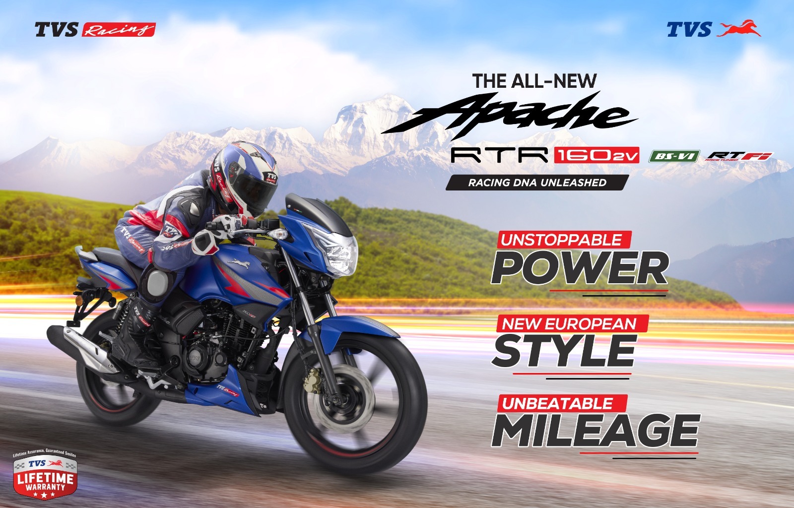 Jagdamba Motors announces dual launch: TVS Apache RTR 160 2V RT FI BS6 & TVS Raider IGO