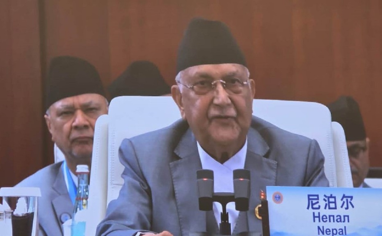 PM Oli addresses SCO Plus Summit