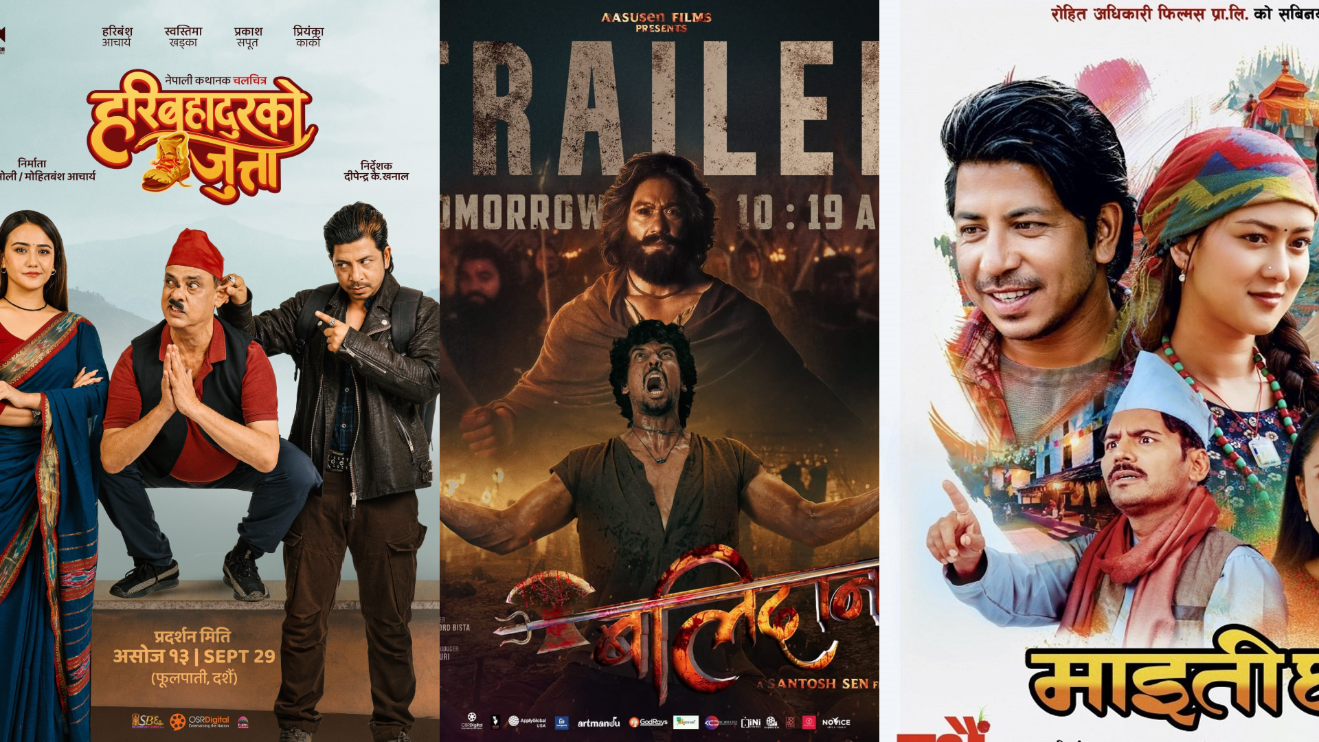 Three Nepali films set for Dashain release