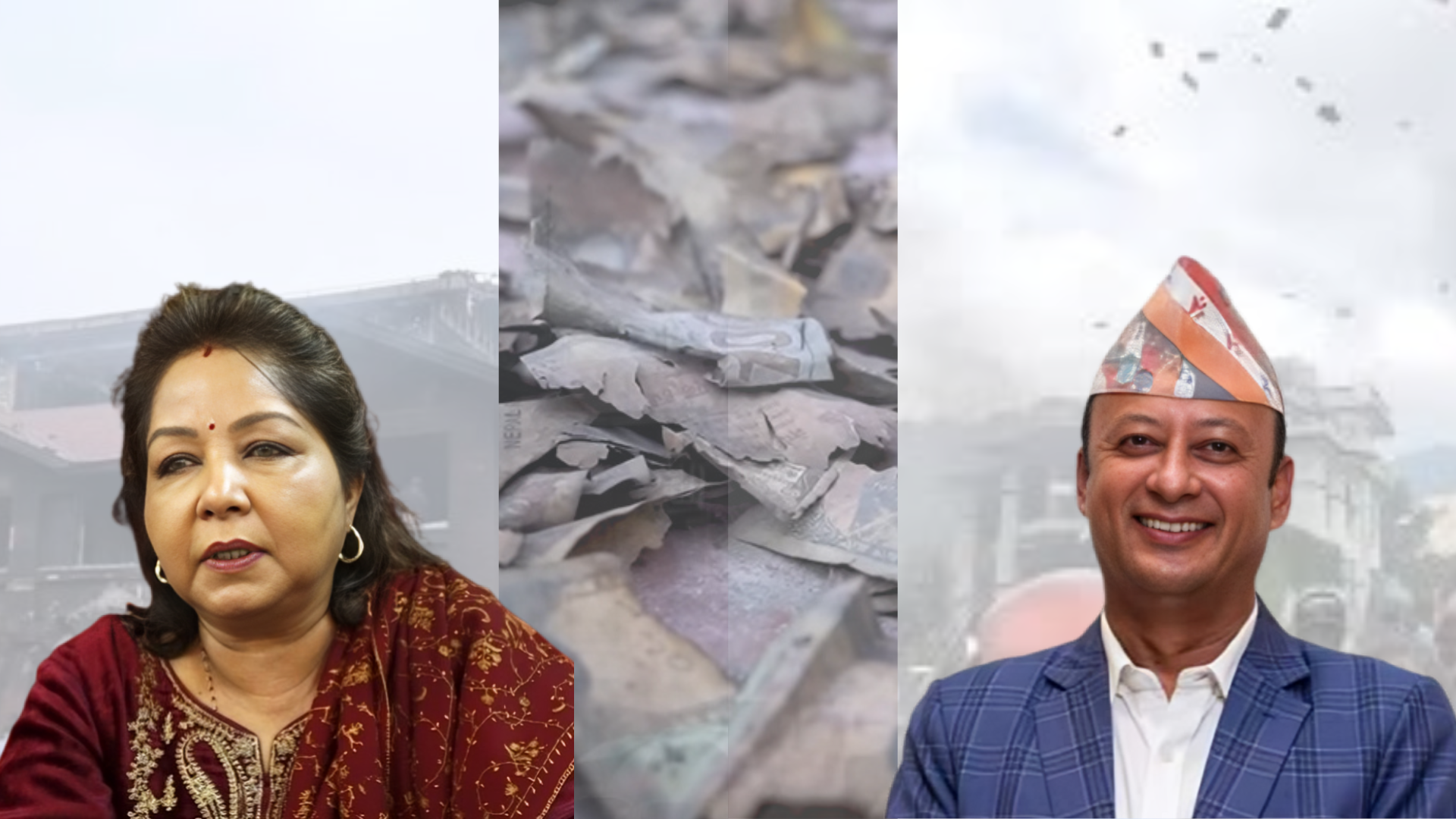 Probe underway into cash found after arson at Deuba, Khadka residences