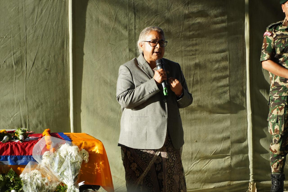 PM Karki pays final tribute to Bipin Joshi