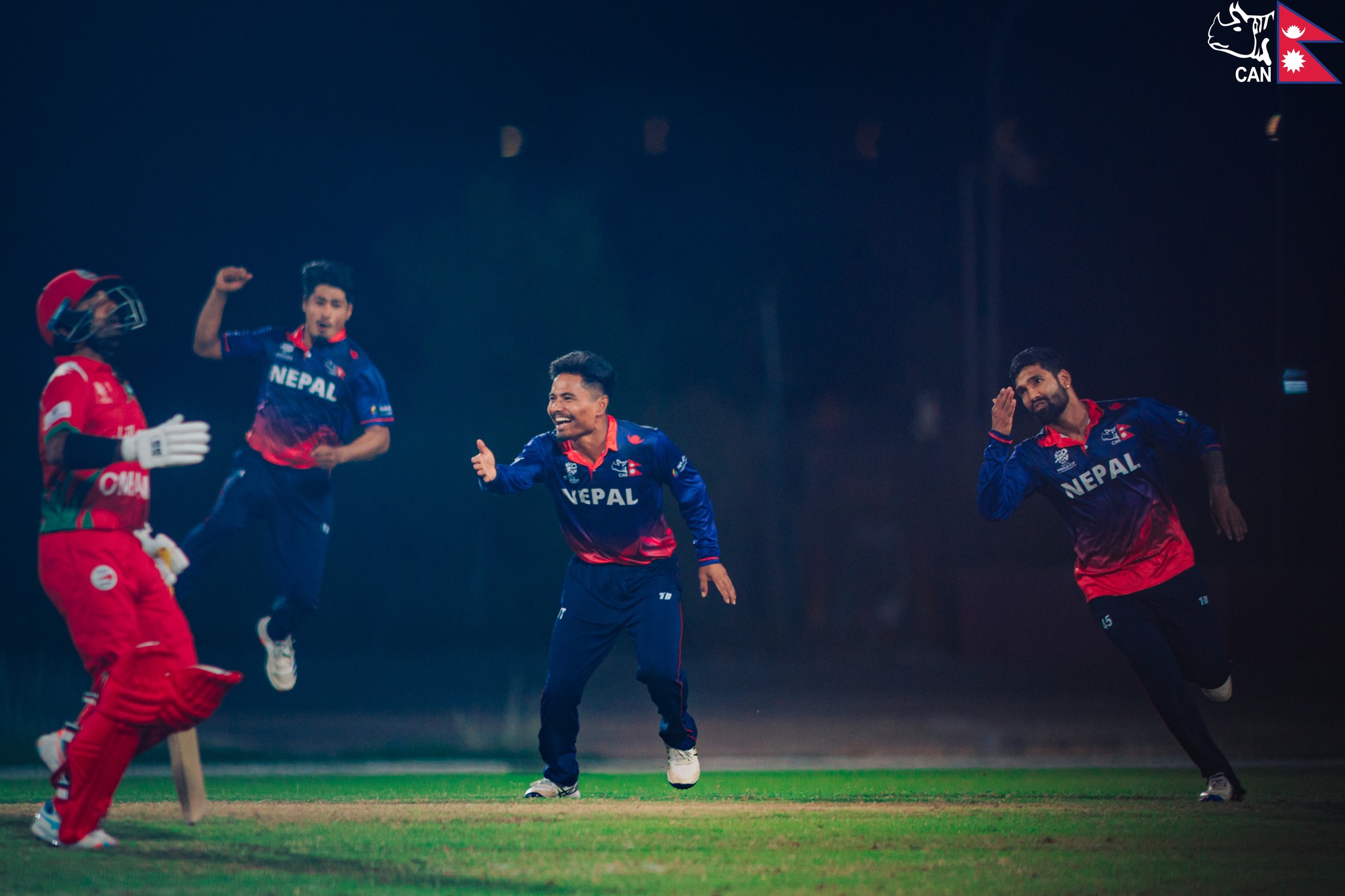 T20 world cup qualifier: Nepal beat Oman by 38 runs