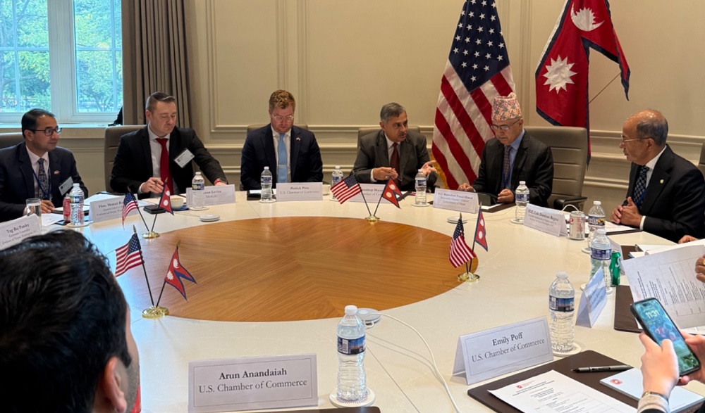Finance Minister addresses Business Dialogue of America Chamber of Commerce