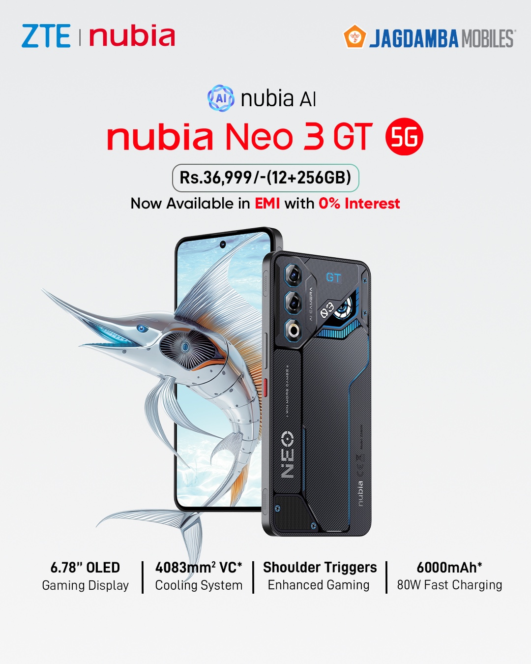ZTE launches Nubia Neo 3 GT 5G in Nepal