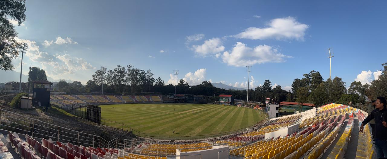 All six floodlight towers installed at TU Int’l Cricket Stadium
