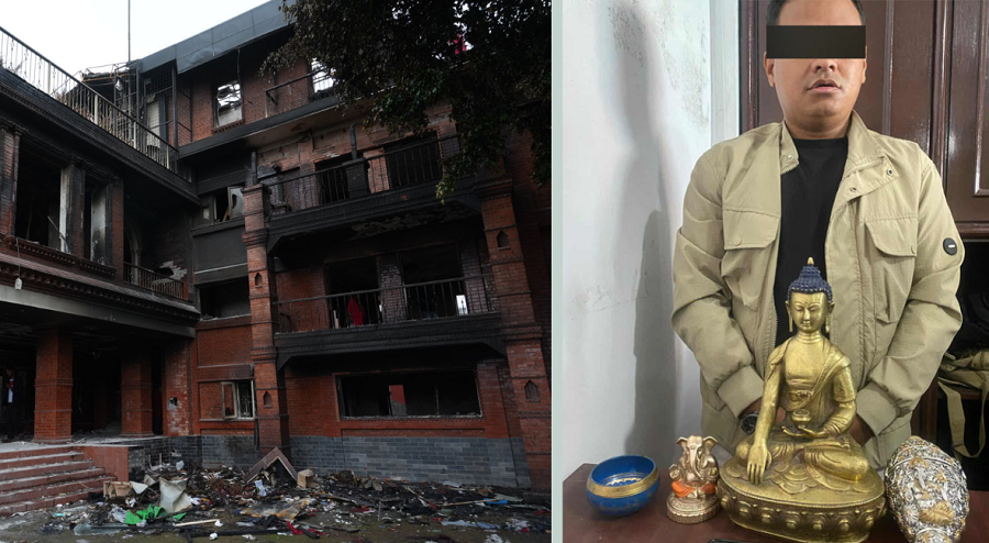 Man held for stealing Buddha statue from Deuba’s residence