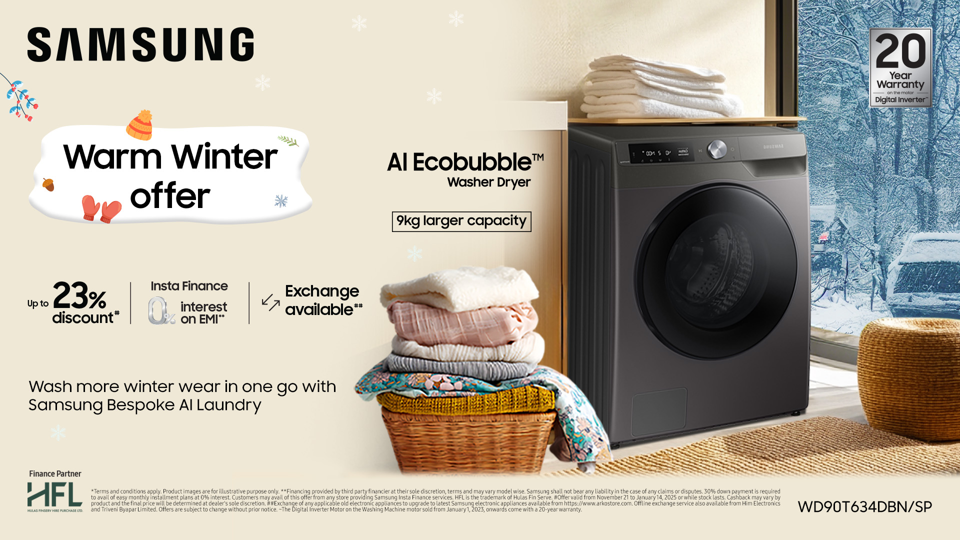 Samsung Nepal announces Warm Winter Offer, Exciting discounts on washing machines & refrigerators