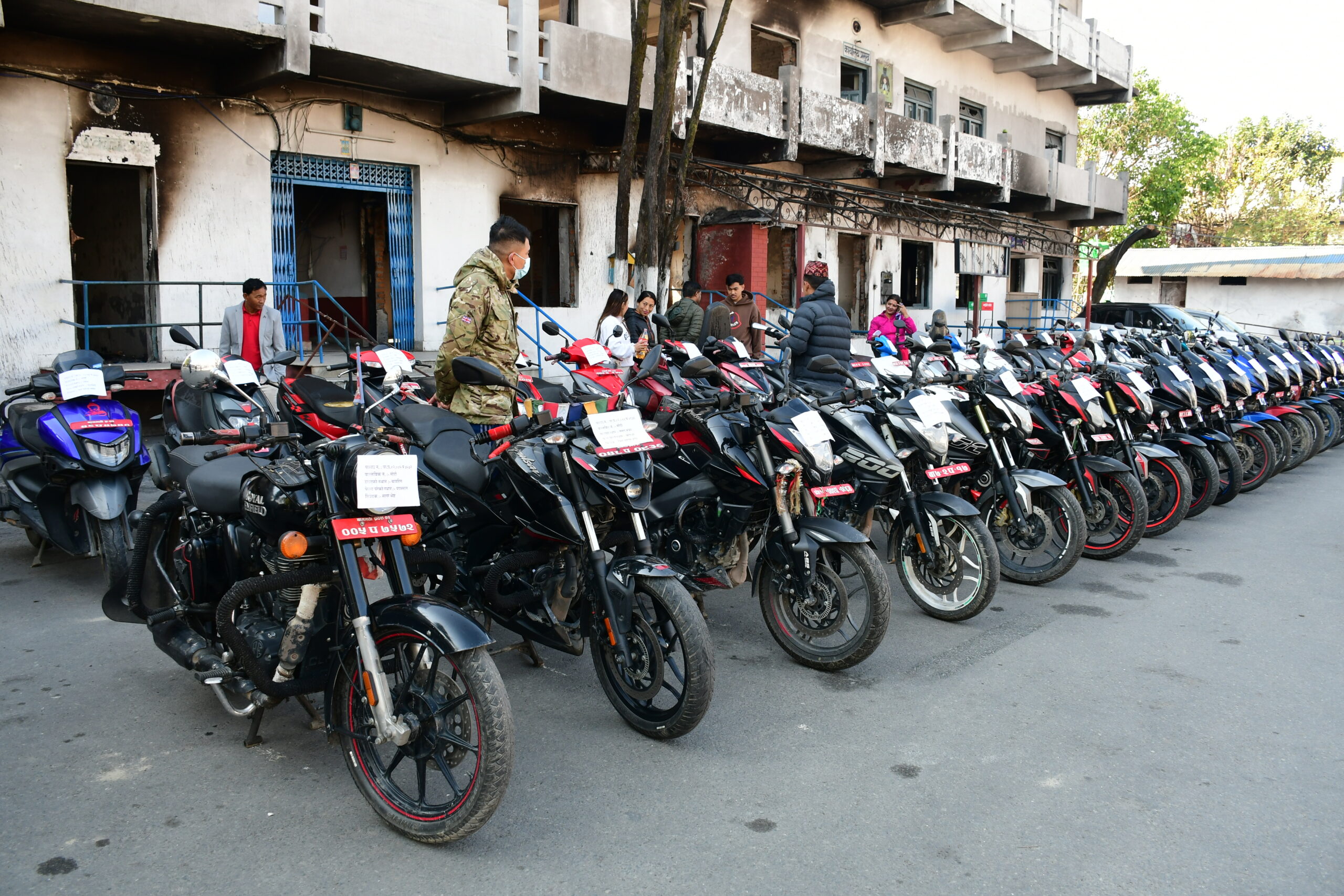 Kathmandu Traffic Police return 51 stolen two-wheelers to owners